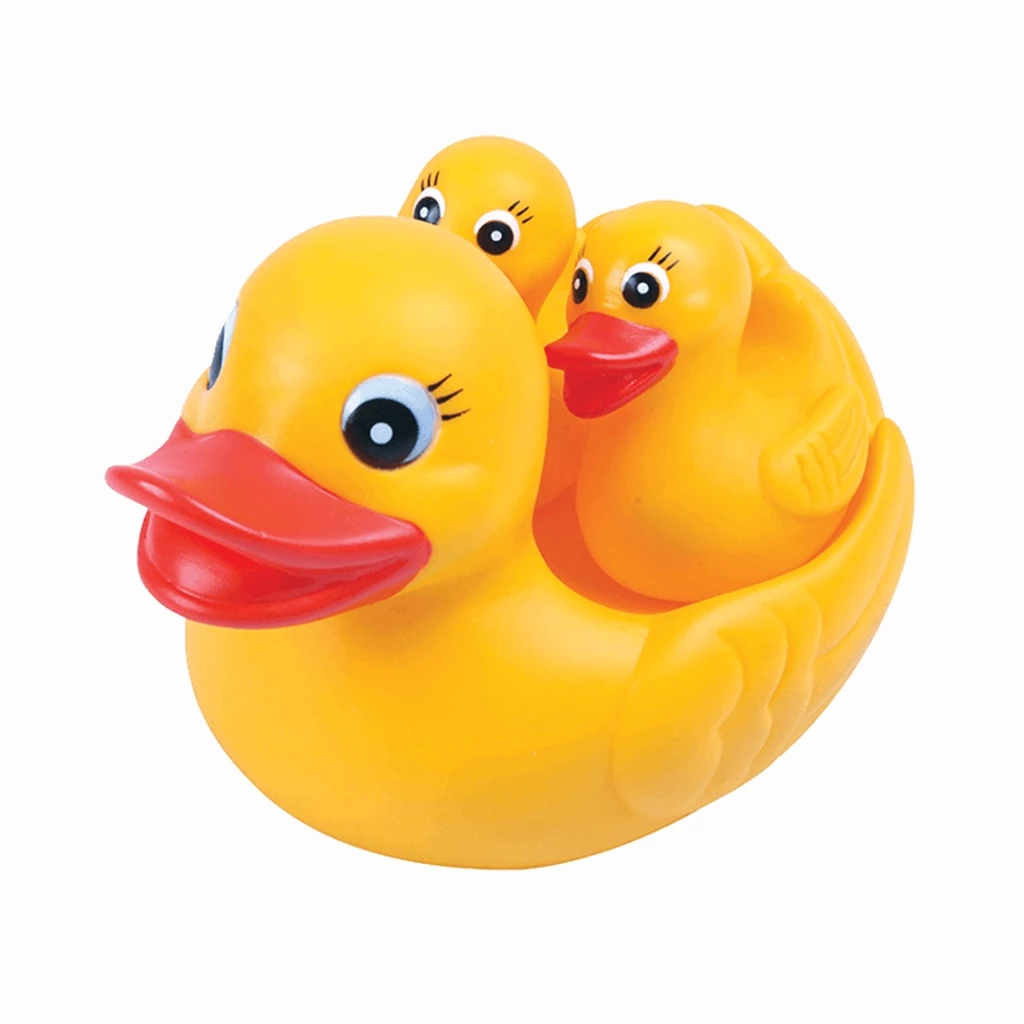 Mãe pata e seus patinhos